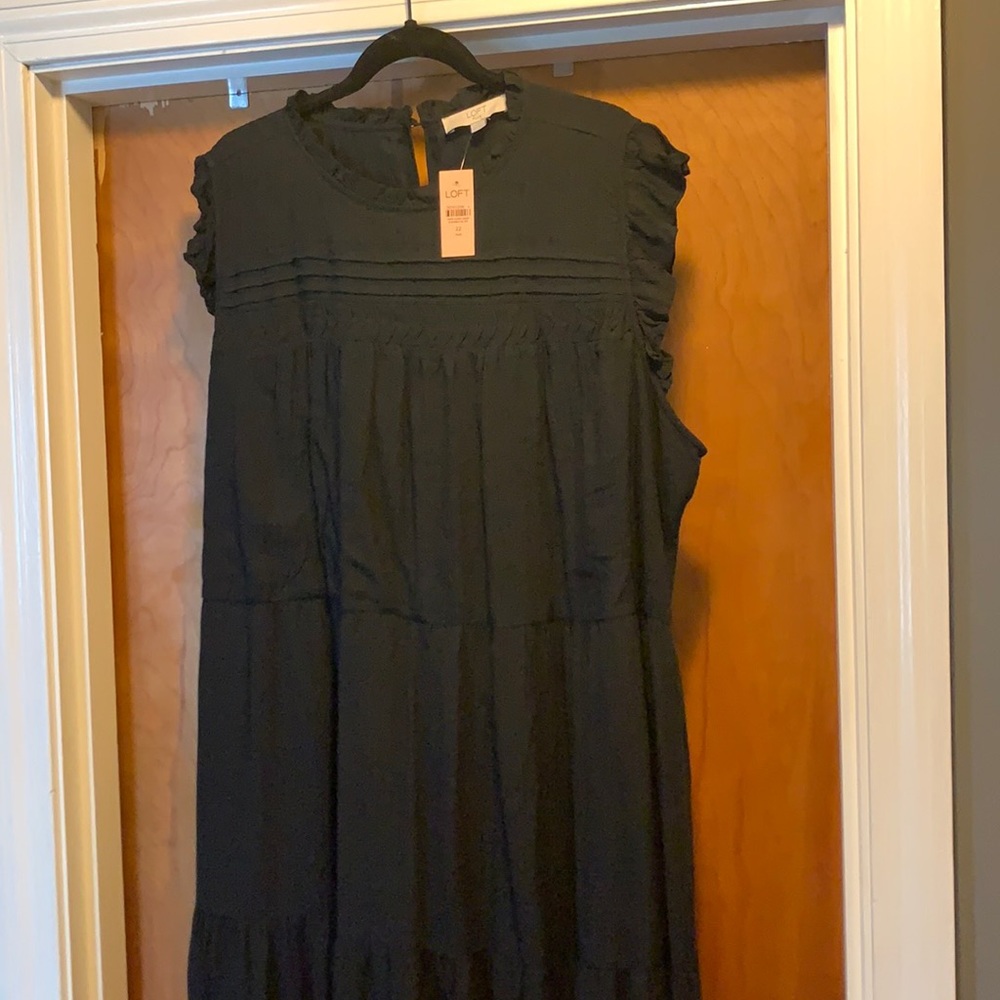 Black maxi dress